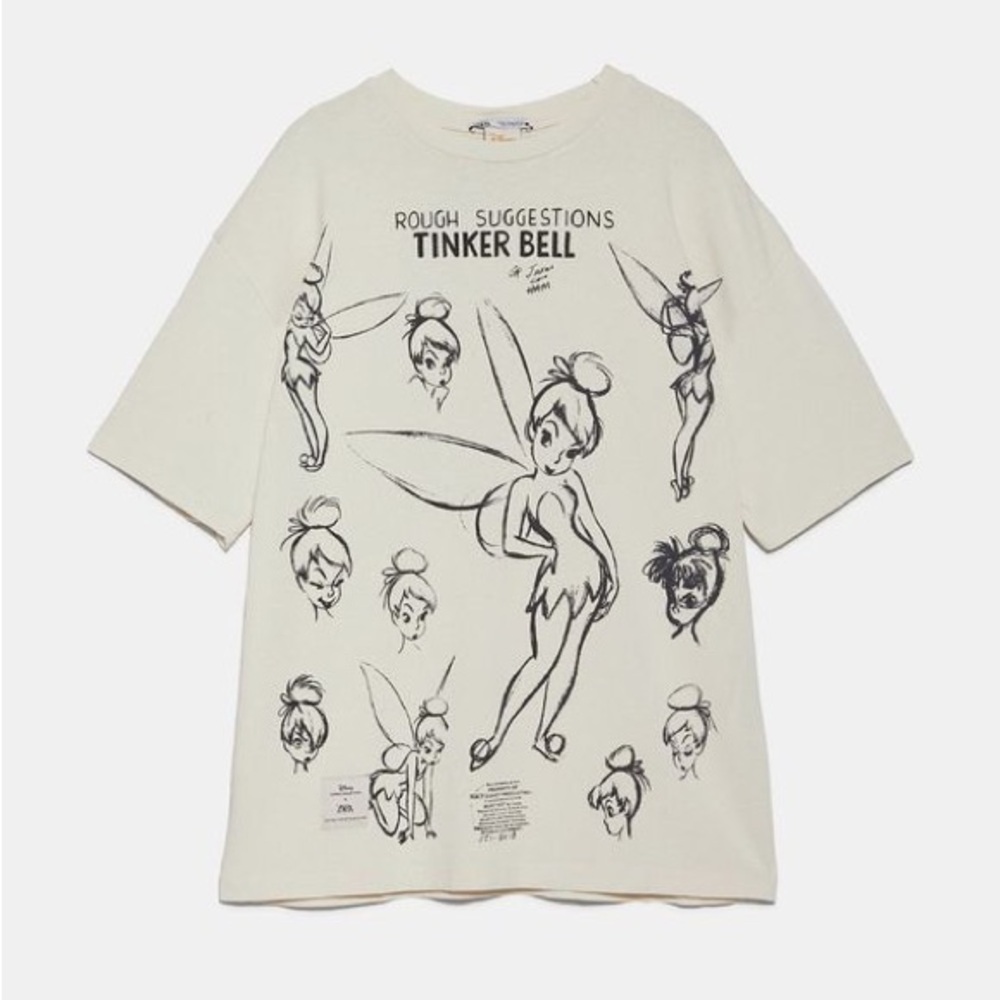 Zara x Disney Tinkerbell T-shirt